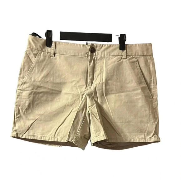 GAP AUBREY WOMENS KHAKI SHORTS - Picture 1 of 4